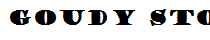 Goudy Stout
